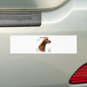 Irish Setter History Design Autoaufkleber (Auf Auto)