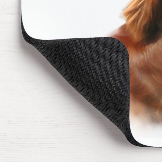 Irish Setter History Design Mousepad (Ecke)