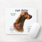 Irish Setter History Design Mousepad (Mit Mouse)