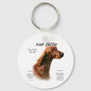 Irish Setter History Design Schlüsselanhänger