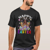 Irish Setter Hund Happy Oaster Bunny Eggs Ostern T-Shirt (Vorderseite)