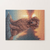 Irish Setter Hund Puzzle (Horizontal)