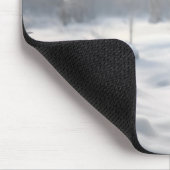 Irish Setter in Winterwald Mousepad (Ecke)