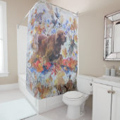 Irish Setter Jagd Duschvorhang (Beispiel)