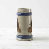 Irish Setter Jagd Fasant, Art Bierglas (Mittel)