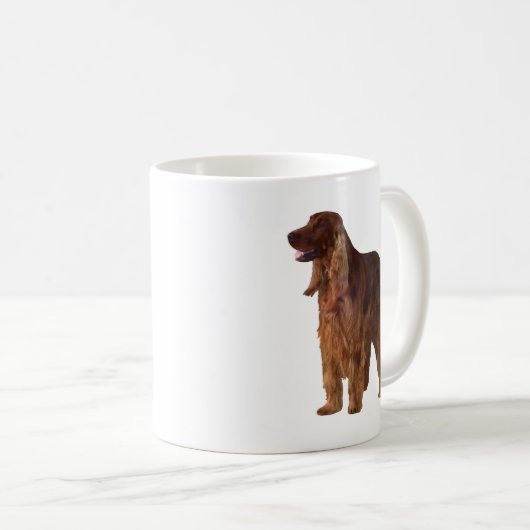 Irish Setter Kaffeetasse (VorderseiteRechts)