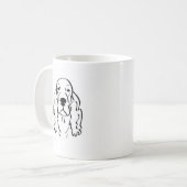 Irish Setter Kaffeetasse (Vorderseite Links)