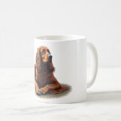 Irish Setter Kaffeetasse (VorderseiteRechts)
