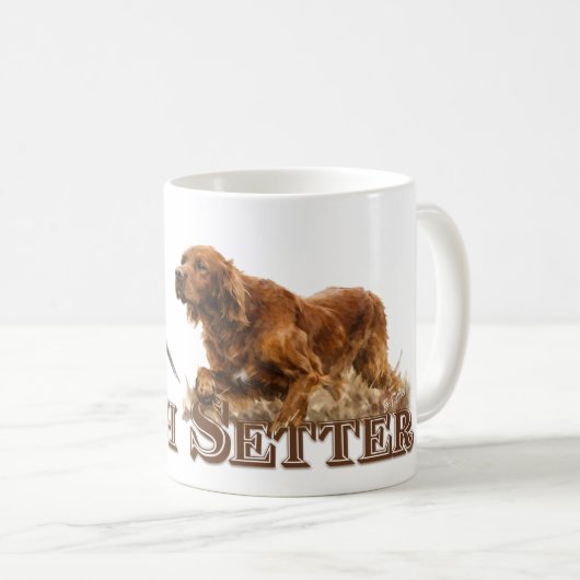 Irish Setter  Kaffeetasse (VorderseiteRechts)