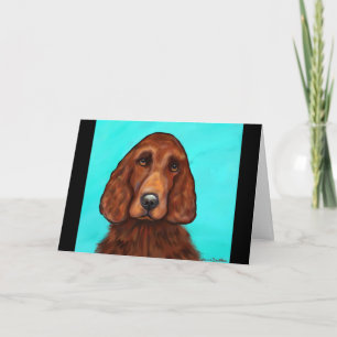 Irish Setter Karte