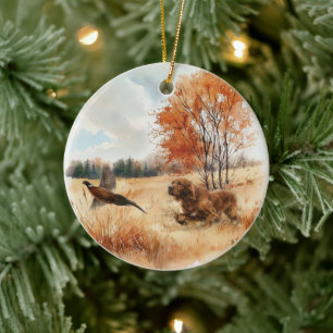 Irish Setter Keramik Ornament