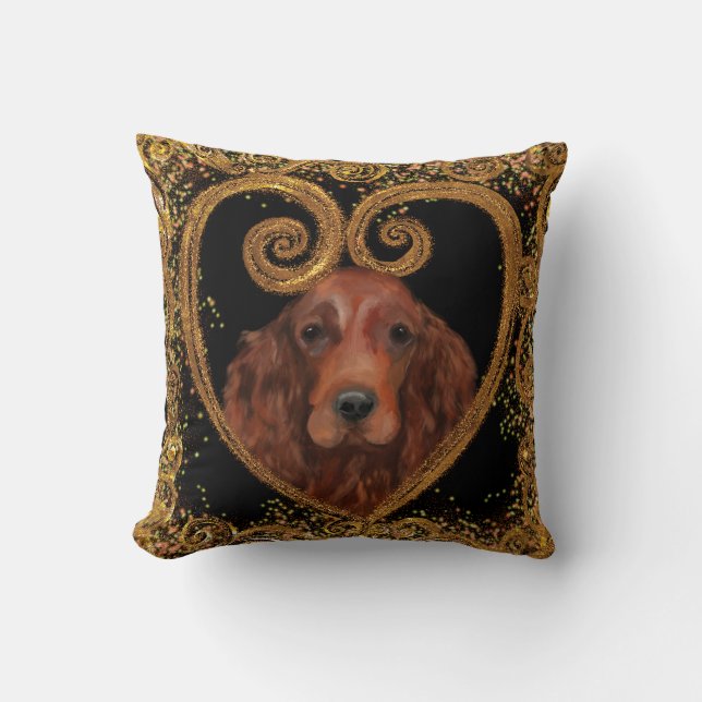IRISH SETTER KISSEN (Vorderseite)