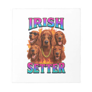 Irish Setter Kopie Notizblock