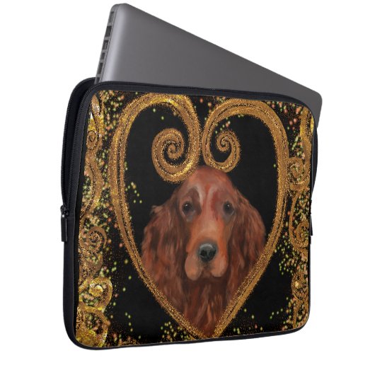IRISH SETTER LAPTOPSCHUTZHÜLLE (Vorne Rechts)