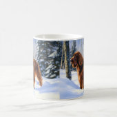 Irish Setter Let It Snow Weihnachten Kaffeetasse (Mittel)