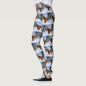 Irish Setter Let It Snow Weihnachten Leggings (Links)