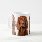 Irish Setter Liebhaber von Kaffeetassen (Vorderseite Links)