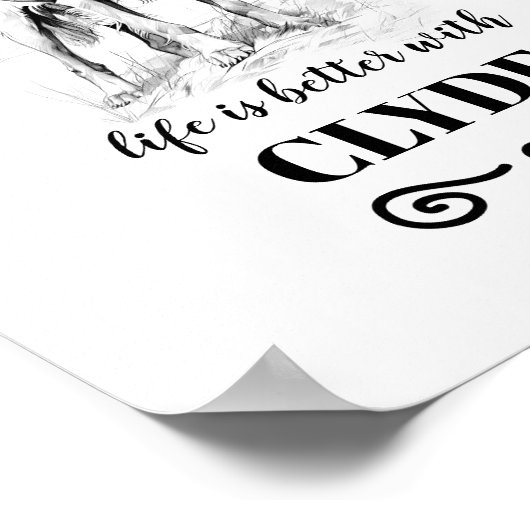 Irish Setter Life ist mit dem benutzerdefinierten Poster (Ecke)