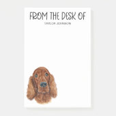 Irish Setter Lover Post-it Klebezettel (Vorderseite)