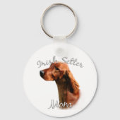 Irish Setter Mama 2 Schlüsselanhänger (Rückseite)