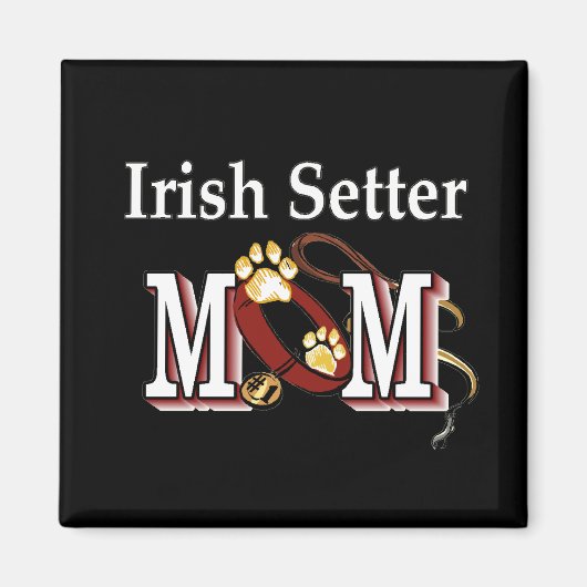 Irish Setter Mama Geschenke Magnet (Vorne)
