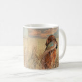 Irish Setter mit Fasan Kaffeetasse (VorderseiteRechts)