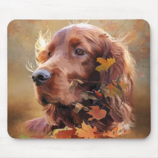 Irish Setter Mousepad (Vorne)