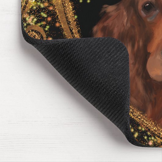 IRISH SETTER MOUSEPAD (Ecke)