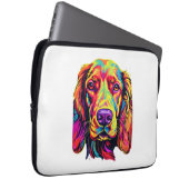 Irish Setter Neon Design Laptopschutzhülle (Vorne Rechts)