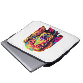 Irish Setter Neon Design Laptopschutzhülle (Vorne Knopf)