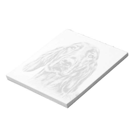 IRISH SETTER Notepad Notizblock (Rotiert)