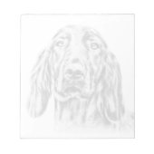 IRISH SETTER Notepad Notizblock (Vorderseite)