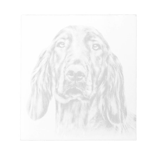 IRISH SETTER Notepad Notizblock (Vorderseite)