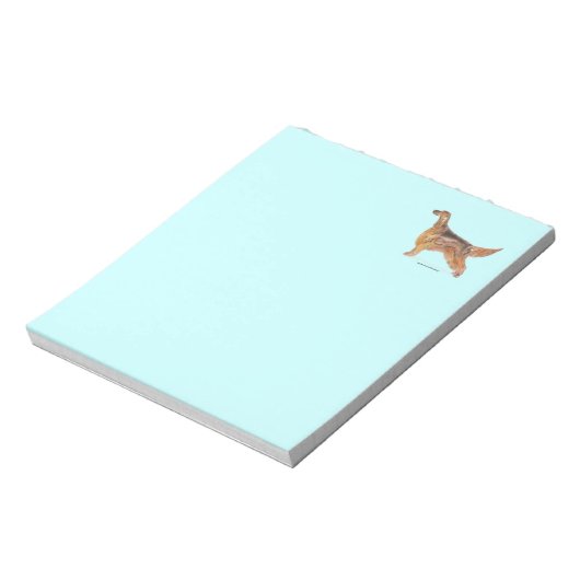 Irish Setter Notizblock (Rotiert)