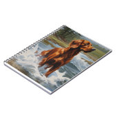 Irish Setter Notizblock (Linke Seite)