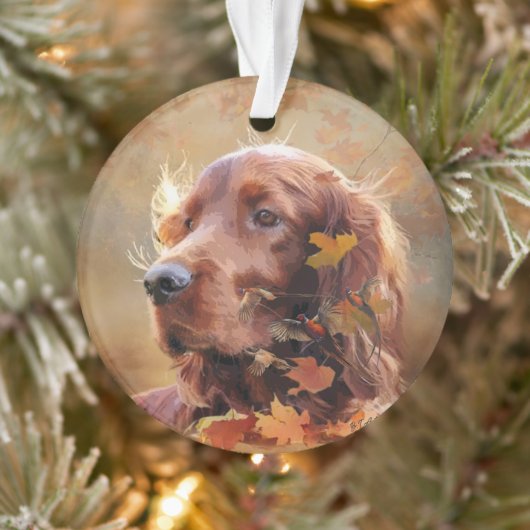 Irish Setter Ornament (Baum)