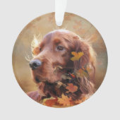 Irish Setter Ornament (Vorderseite)