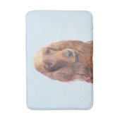 Irish Setter Painting - Niedliche Original Dog Art Badematte (Vorderseite Vertikal)