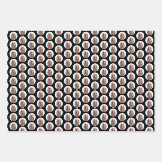 Irish Setter Painting - Niedliche Original Dog Art Geschenkpapier Set (Vorderseite 3)