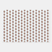 Irish Setter Painting - Niedliche Original Dog Art Geschenkpapier Set (Vorderseite 2)