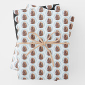 Irish Setter Painting - Niedliche Original Dog Art Geschenkpapier Set (Beispiel)