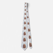 Irish Setter Painting - Niedliche Original Dog Art Krawatte (Vorderseite)