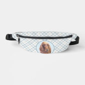 Irish Setter Painting Red Niedlich Original Dog Ar Bauchtasche (Vorderseite)