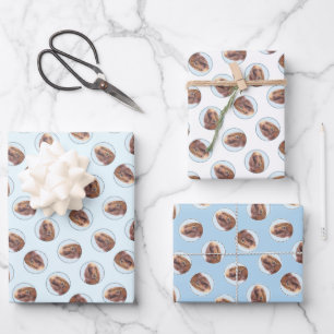 Irish Setter Painting Red Niedlich Original Dog Ar Geschenkpapier Set