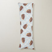 Irish Setter Painting Red Niedlich Original Dog Ar Seitenschläferkissen (Vorderseite Vertikal)