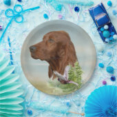 Irish Setter Pappteller (Party)