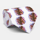 Irish Setter Patriot Krawatte (Gerollt)