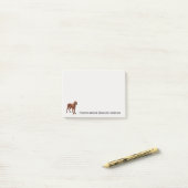 Irish Setter Personalize Post-it Klebezettel (Auf Schreibtisch)