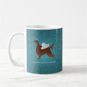 Irish Setter Pet Memorial Angel Dog Design Kaffeetasse (Links)