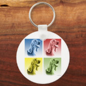 Irish Setter Pop Schlüsselanhänger (Vorderseite)